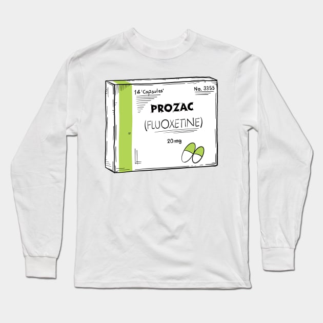 Prozac Long Sleeve T-Shirt by Jrfiguer